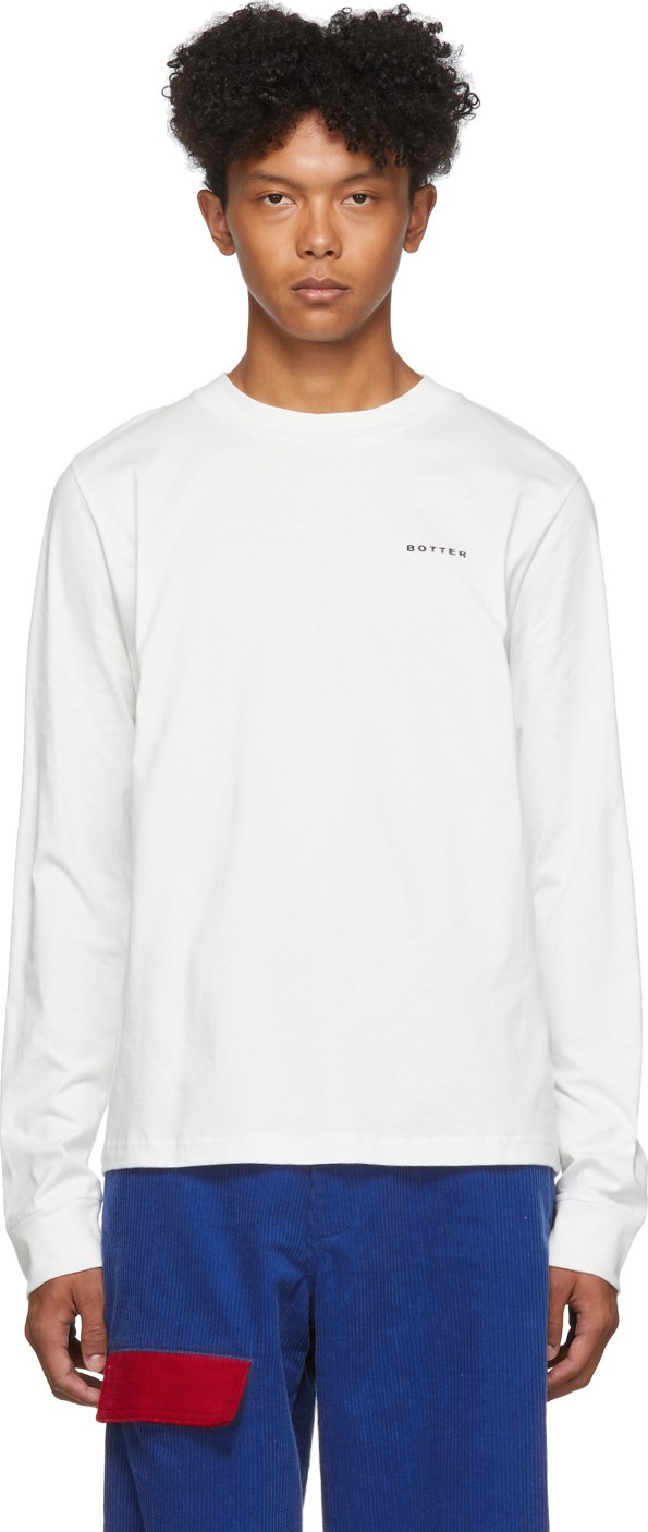 Botter White Logo Long Sleeve T-Shirt