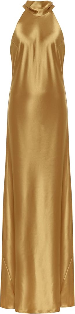 Galvan Sienna satin gown