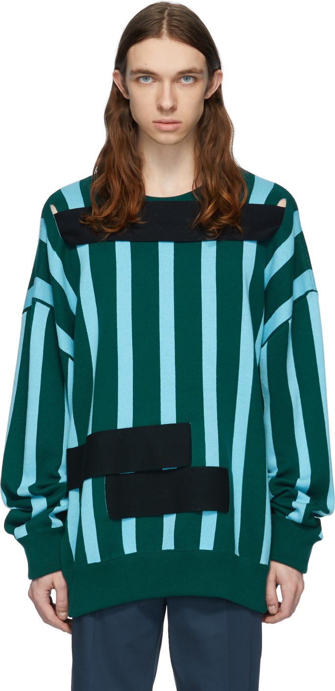 Namacheko Green & Blue Lööyö Sweater