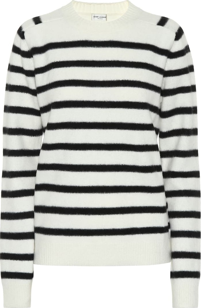 Saint Laurent Striped wool sweater