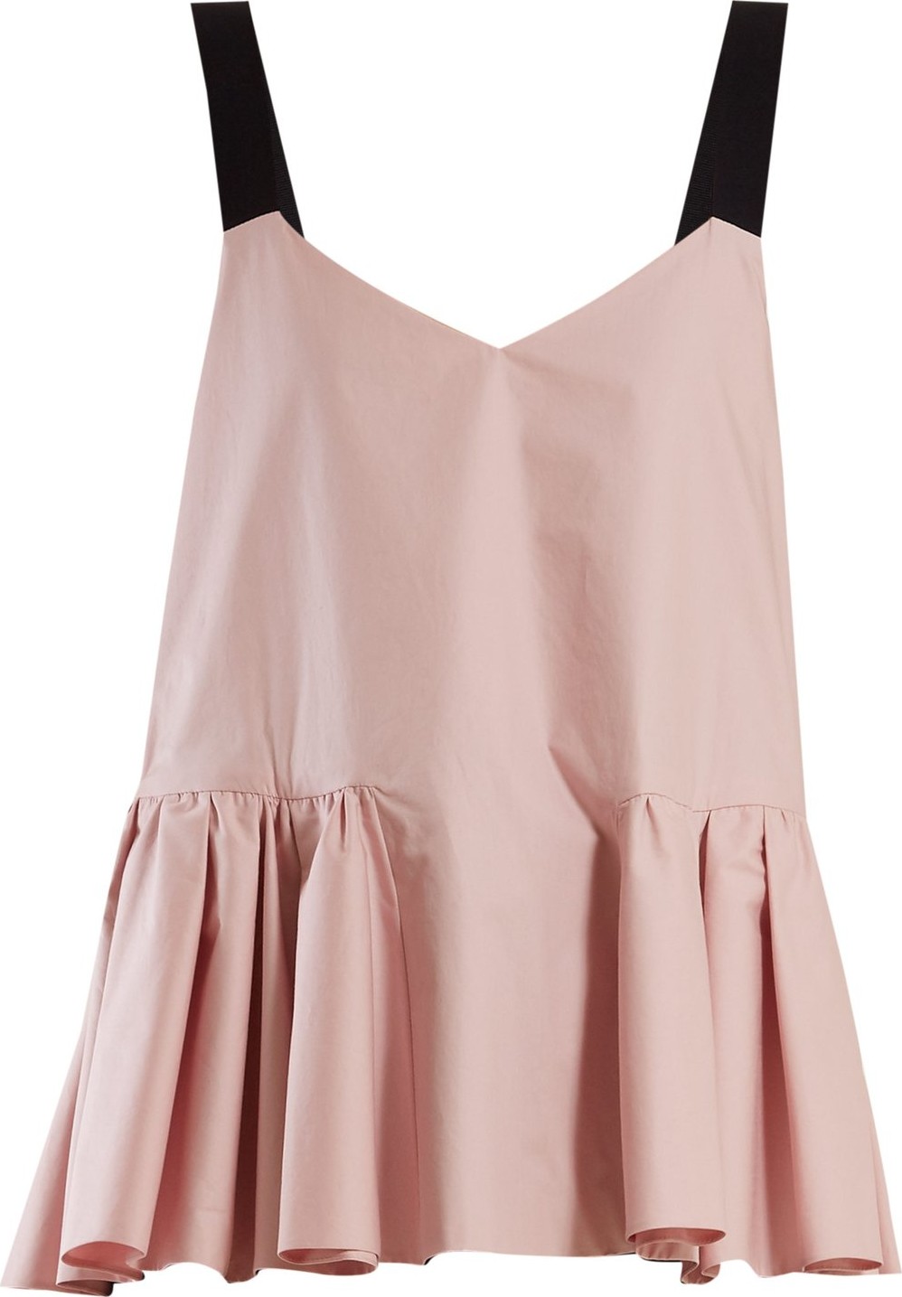 Roksanda Pepla peplum-hem poplin top