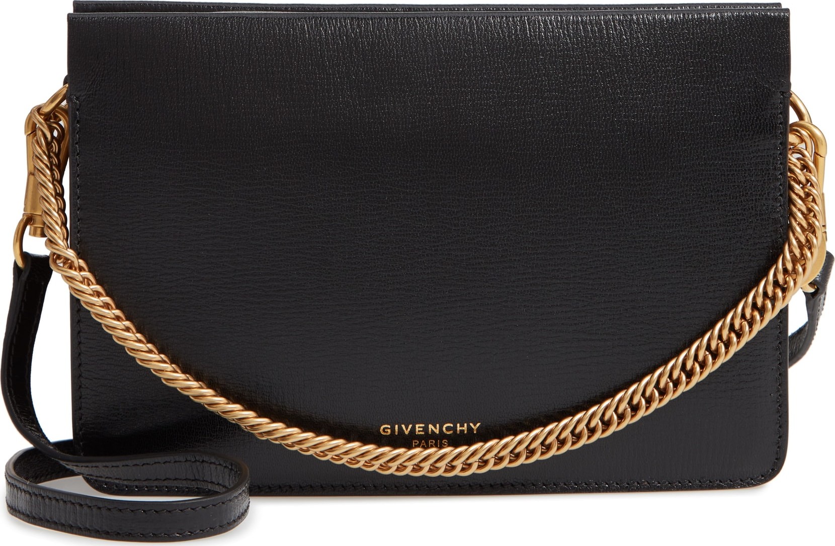 Givenchy Cross 3 Leather & Suede Crossbody Bag