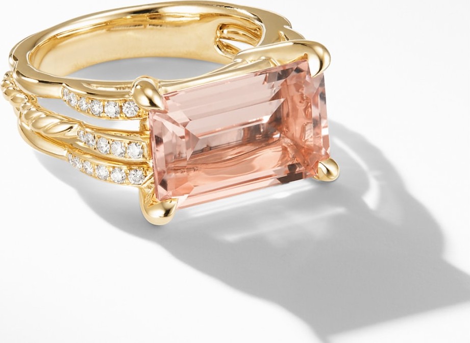 David Yurman Tides Ring in 18k Gold with Diamonds