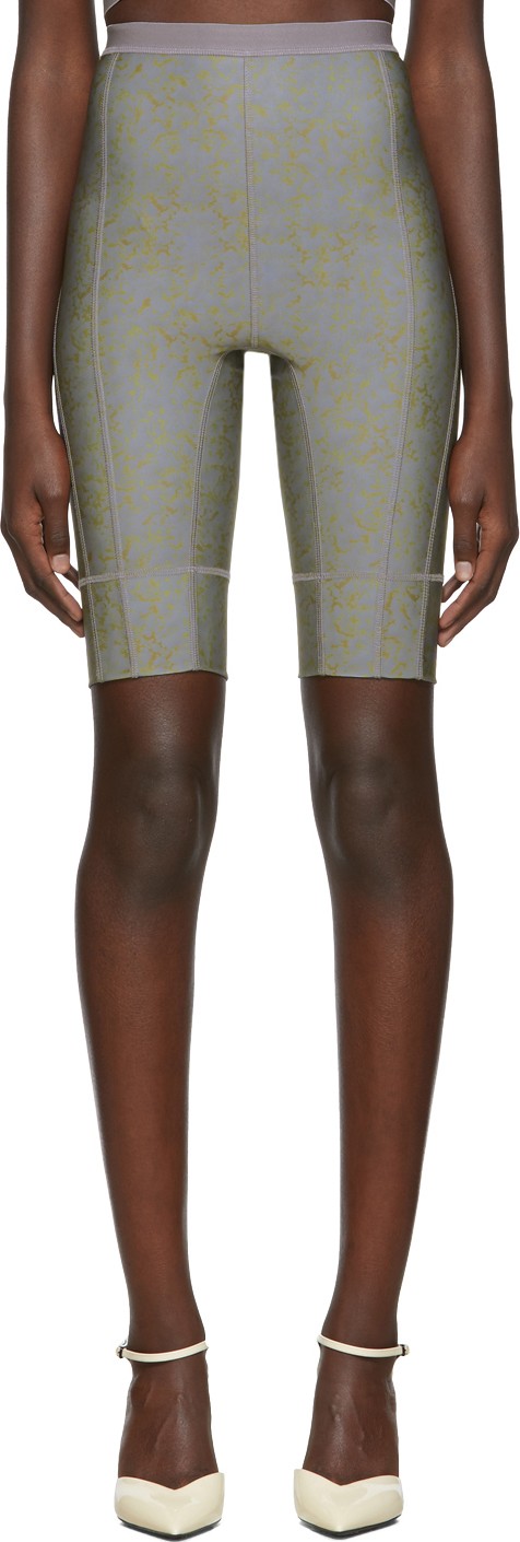 Charlotte Knowles SSENSE Exclusive Grey Vyper Shorts