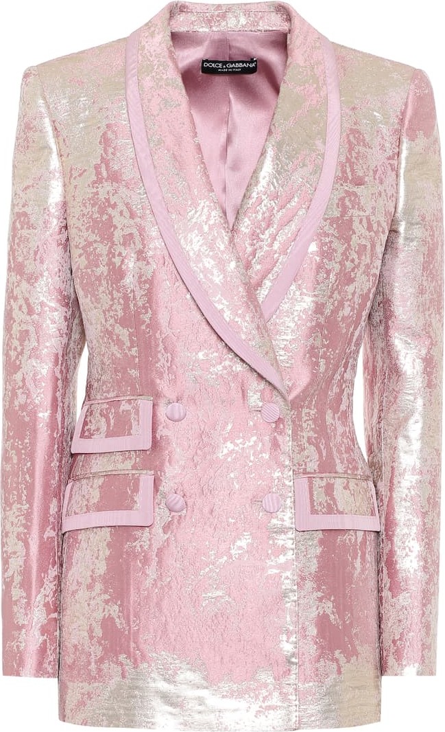 Dolce & Gabbana Lamé jacquard blazer
