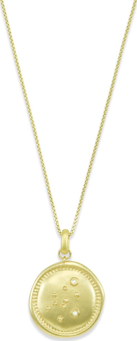 Kendra Scott Aquarius Coin Pendant Necklace