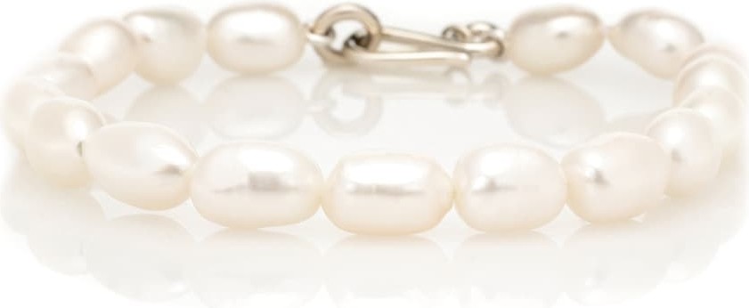 Sophie Buhai Sterling silver and baroque pearl anklet