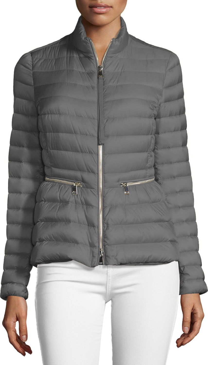 Moncler Agate Short Quilted Puffer Jacket