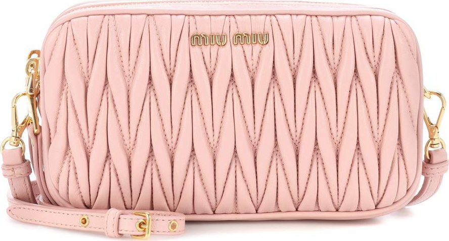 Miu Miu Matelassé leather shoulder bag