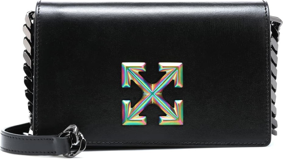 Off White Jitney 0.5 Twist leather crossbody bag