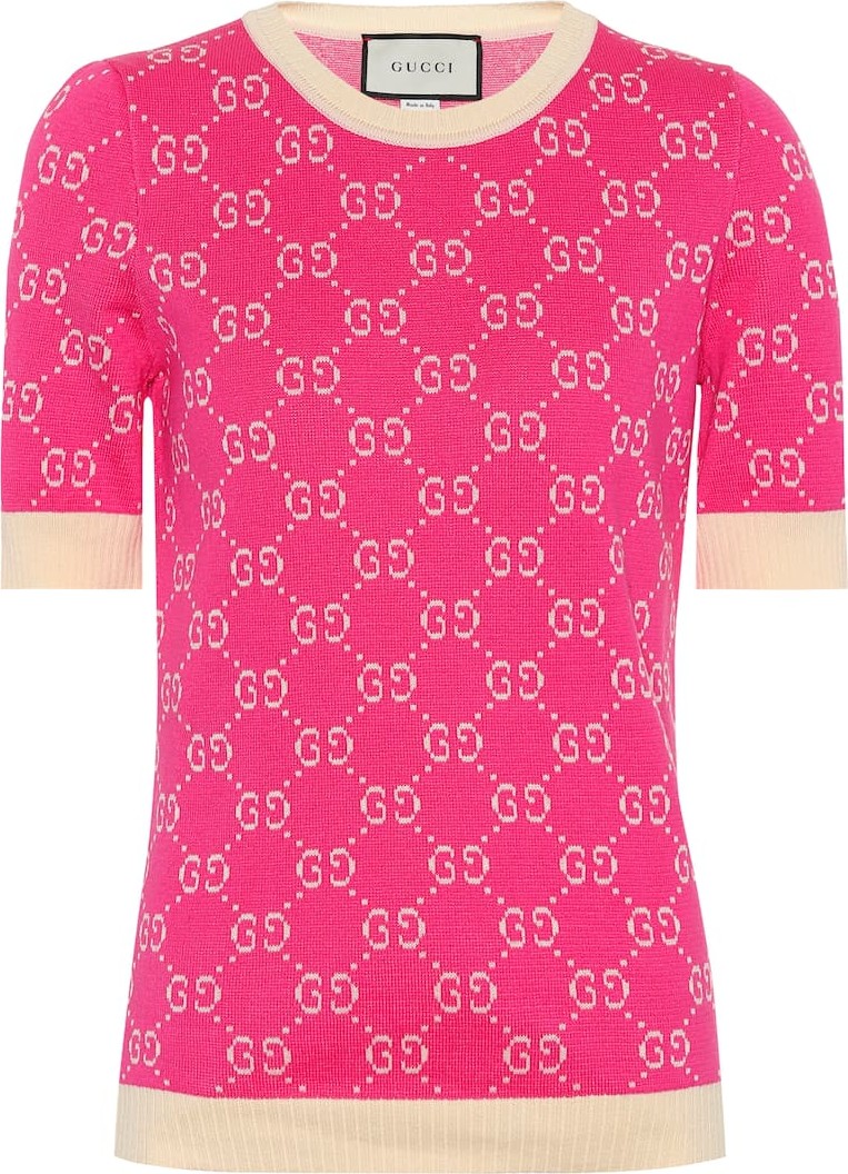Gucci Knitted cotton top