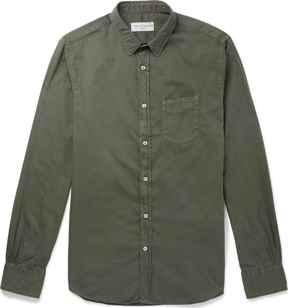 Officine Générale Cotton-Twill Shirt