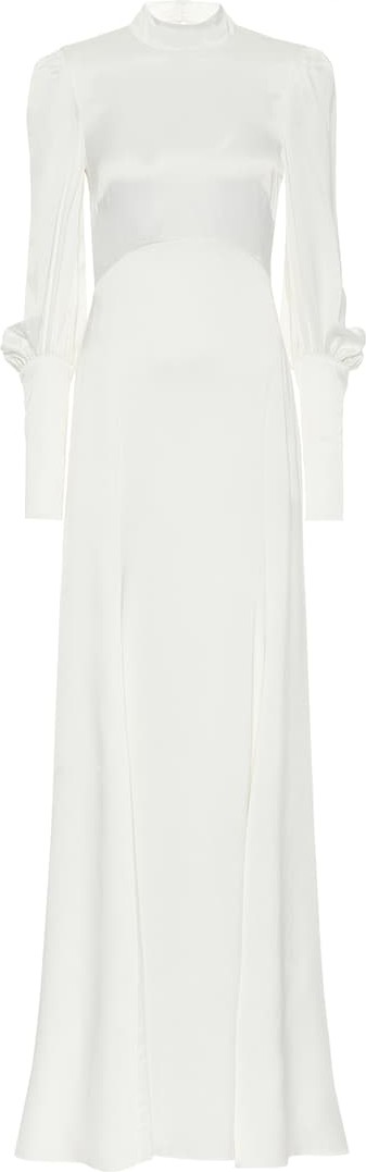 Temperley London Eleanor crêpe-satin bridal gown