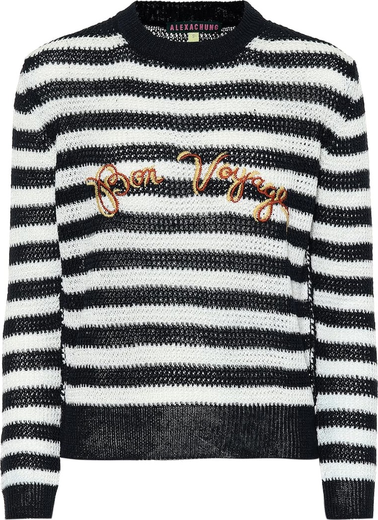 Alexachung Striped linen sweater