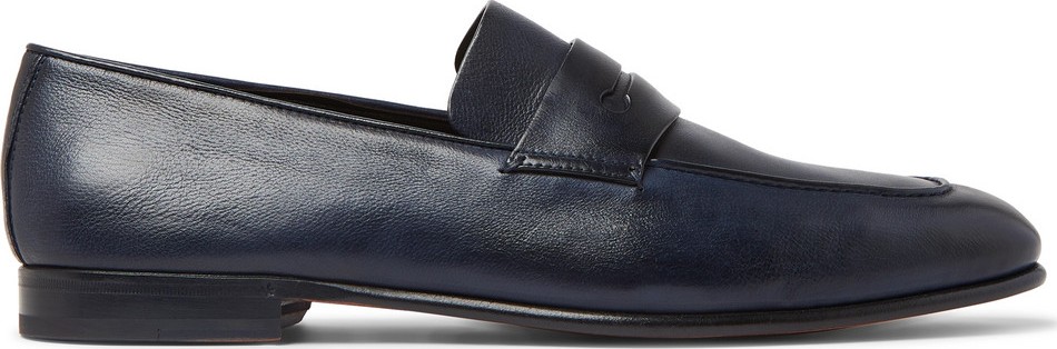 Ermenegildo Zegna Asola Leather Penny Loafers