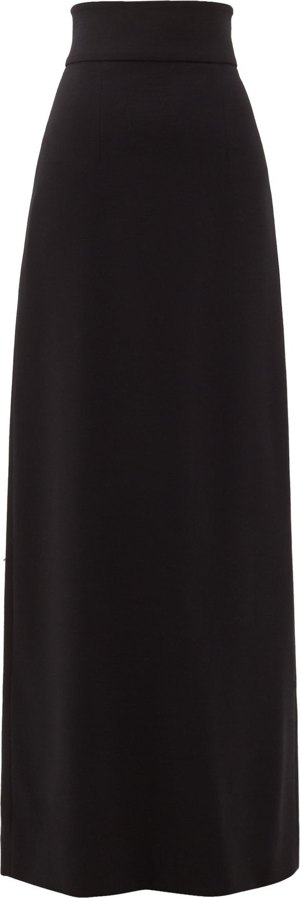 Raey High-rise wool-blend tailored maxi skirt