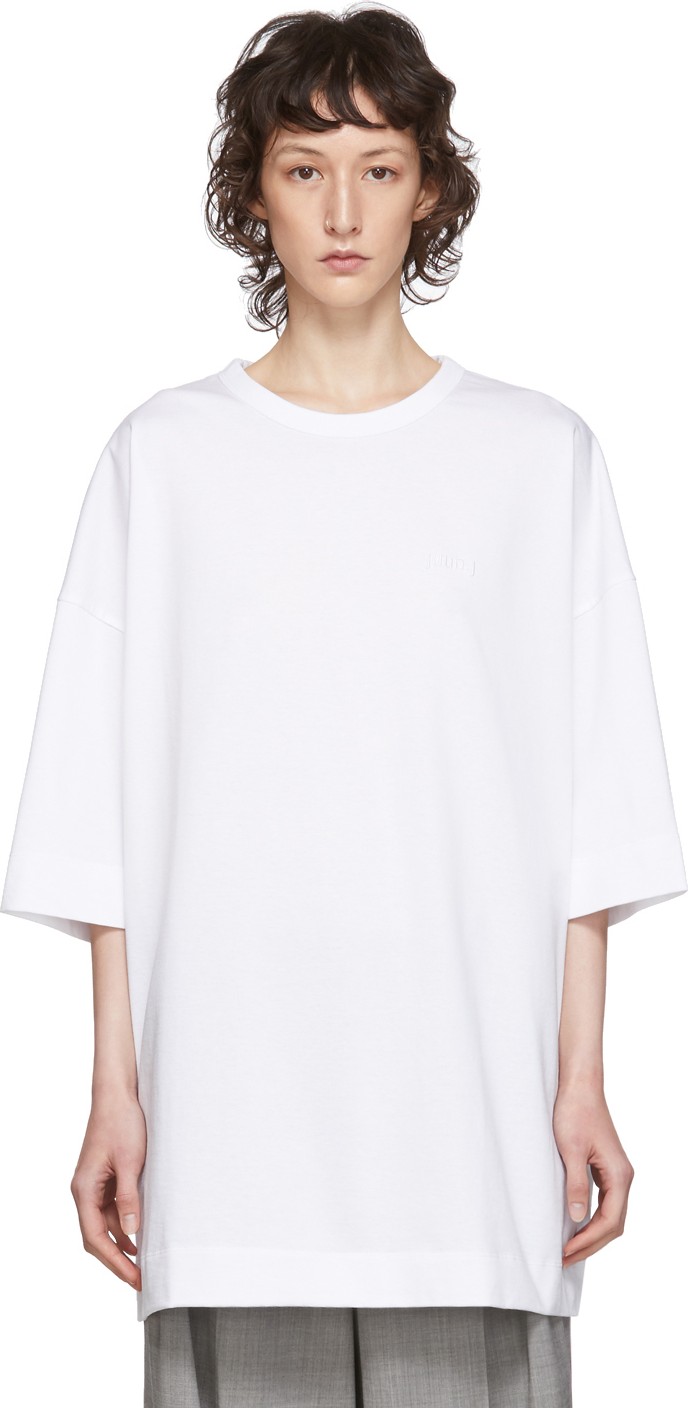 Juun.J White Graphic T-Shirt