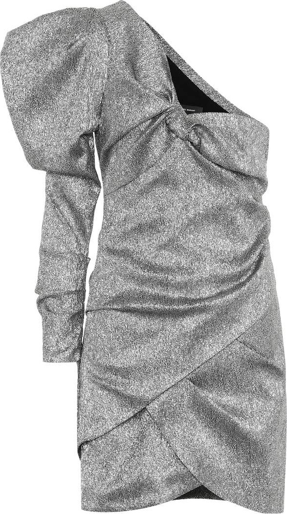 Isabel Marant Lexine one-shoulder minidress