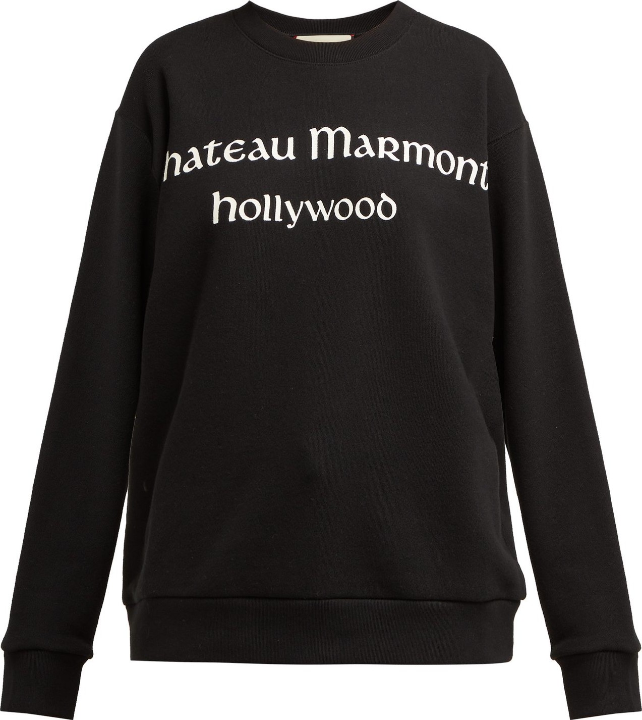 Gucci Chateau Marmont-print cotton sweatshirt