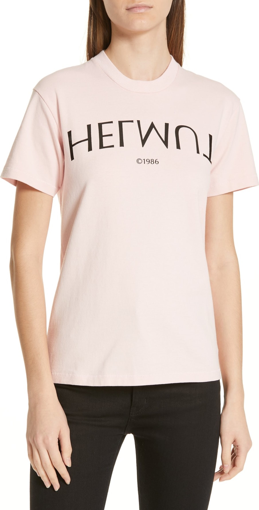 Helmut Lang Logo Hack Tee