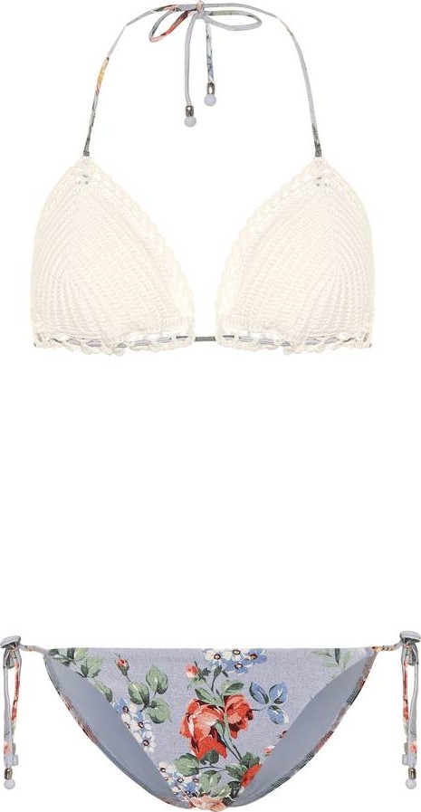 Zimmermann Bowie crochet bikini
