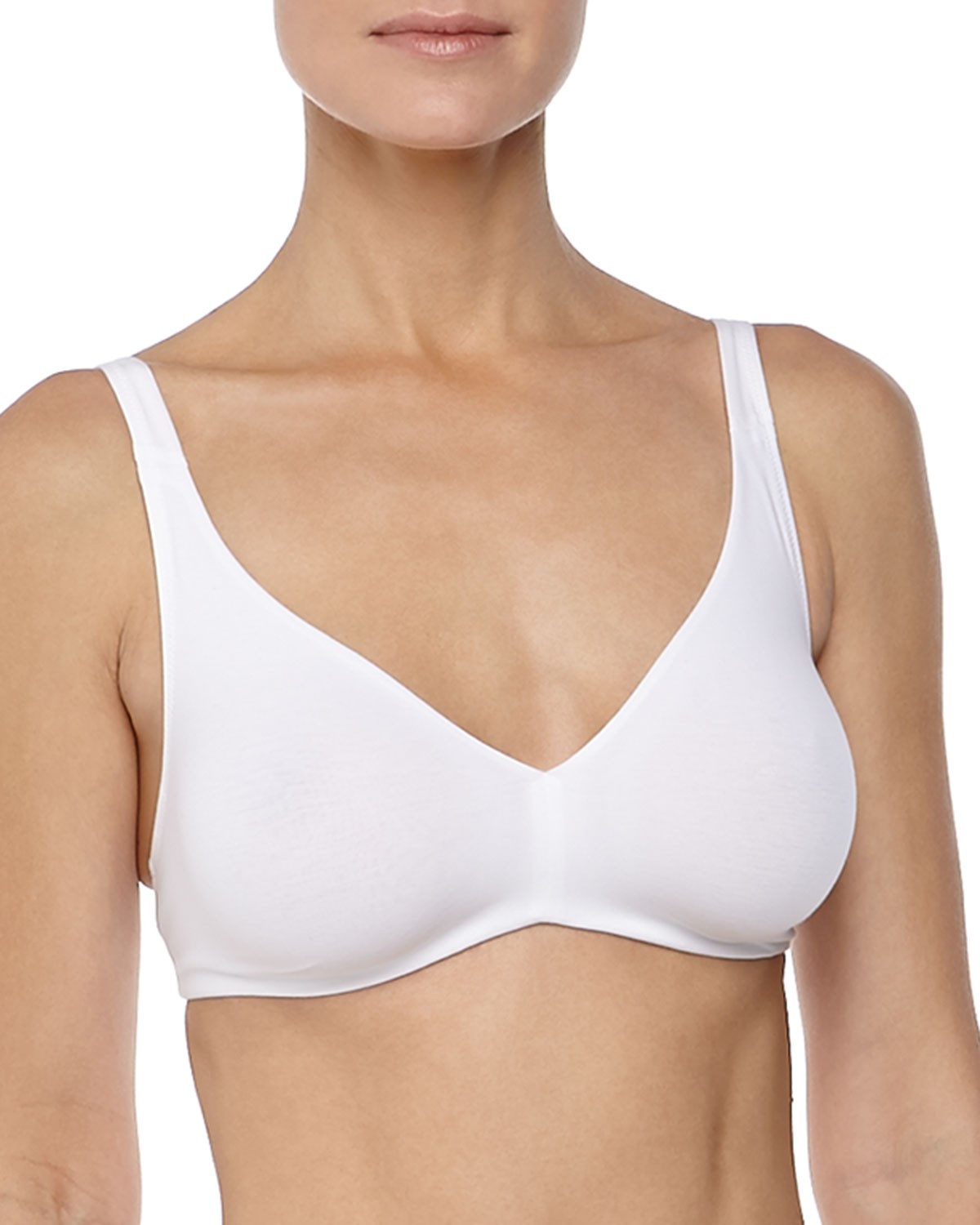 Hanro Cotton Sensation Full-Cup Wireless Soft Bra