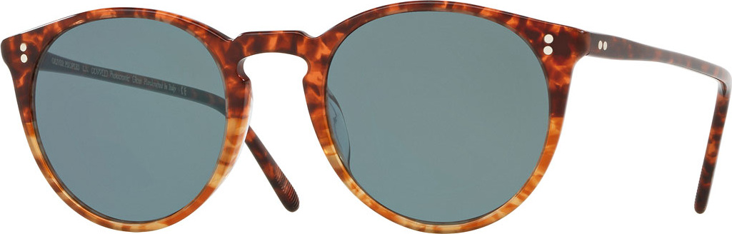 Oliver Peoples O'Malley Peaked Round Photochromic Sunglasses