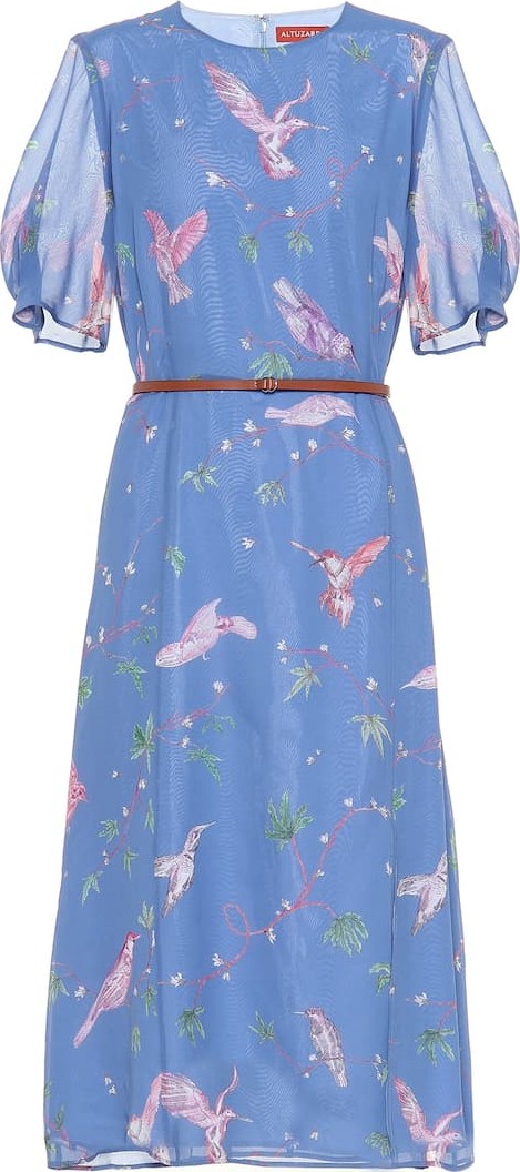 Altuzarra Gormann printed silk chiffon dress
