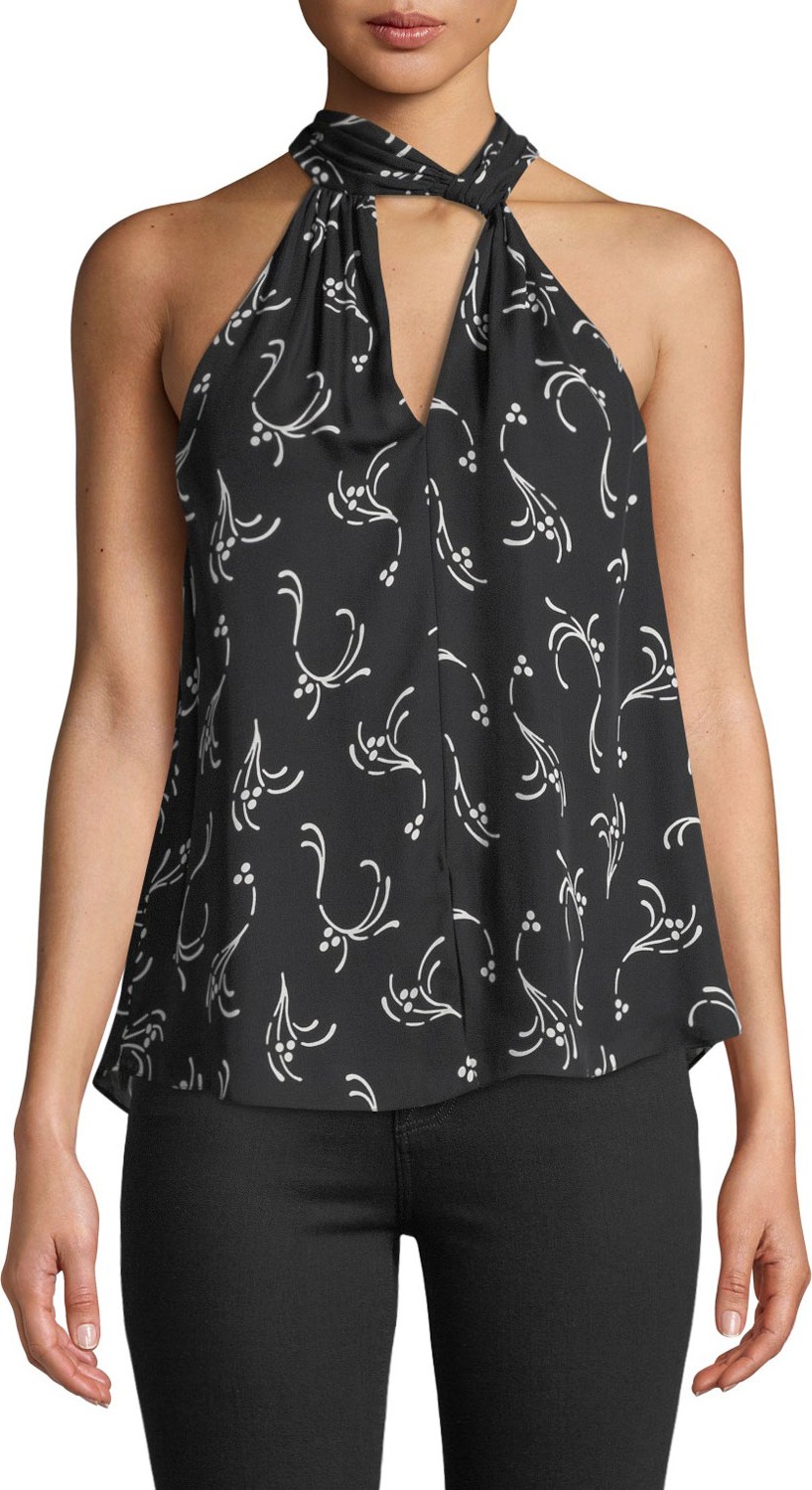 Joie Cedra Silk Halter Top