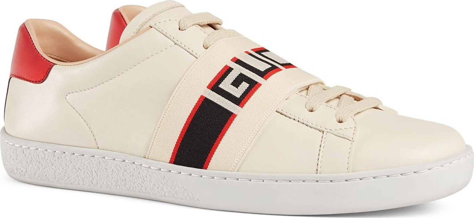 Gucci New Ace Logo Strap Sneaker