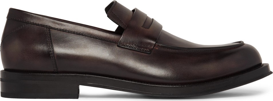 Berluti Venezia Leather Penny Loafers