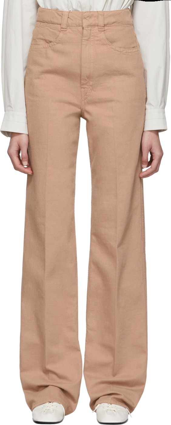 Lemaire SSENSE Exclusive Pink Straight Jeans Lemaire SSENSE Exclusive Pink Straight Jeans