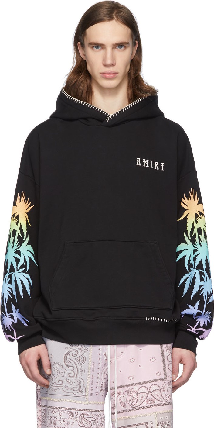 Amiri Black 'Eternal Happiness' Hoodie