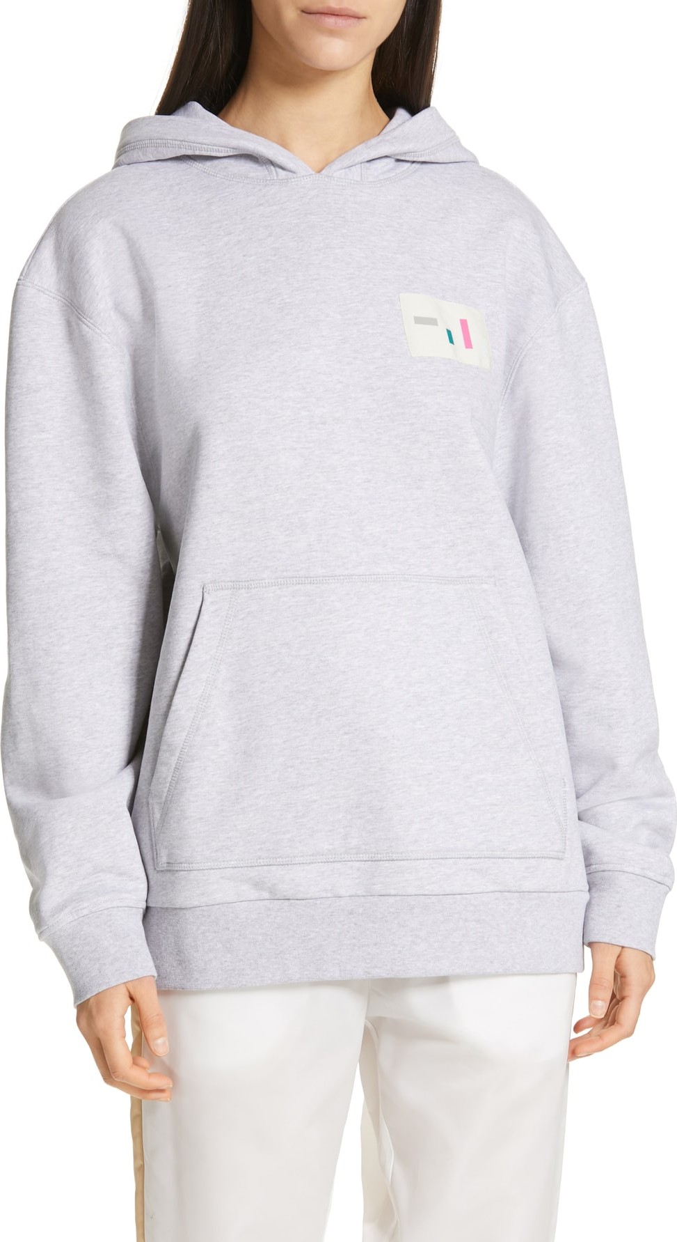 Tibi Logo Patch Hoodie