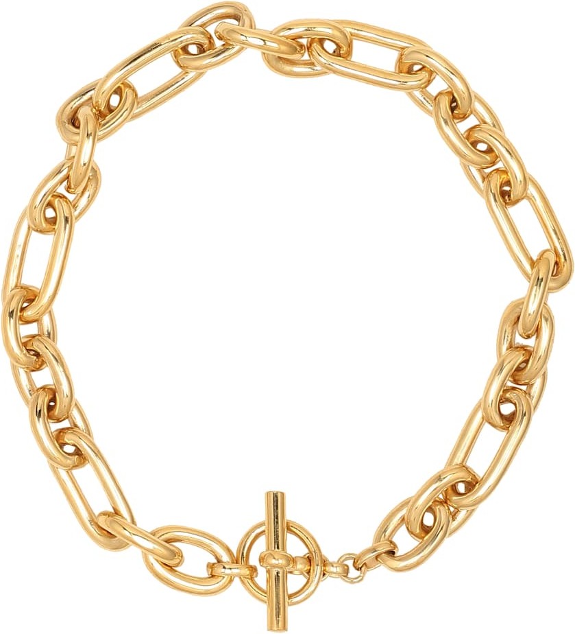 Tilly Sveaas Medium Watch 18kt gold-plated chain necklace