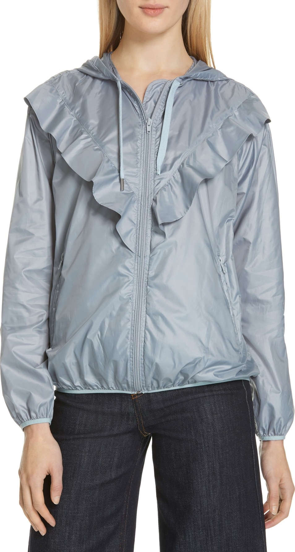 RED Valentino Ruffle Yoke Jacket