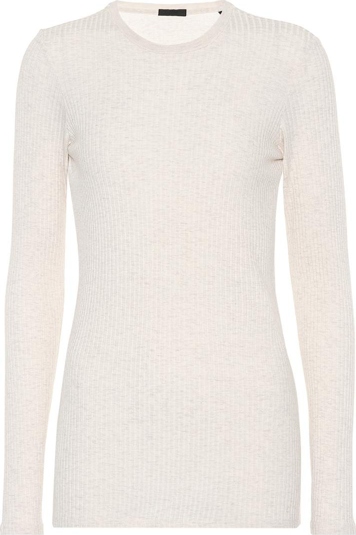 ATM Anthony Thomas Melillo Ribbed-knit jersey top