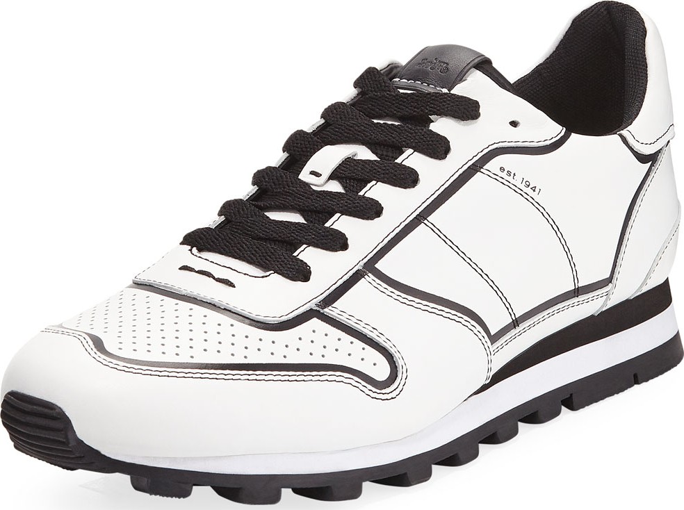 COACH Men's Edgepaint C118 Leather Runner Sneakers