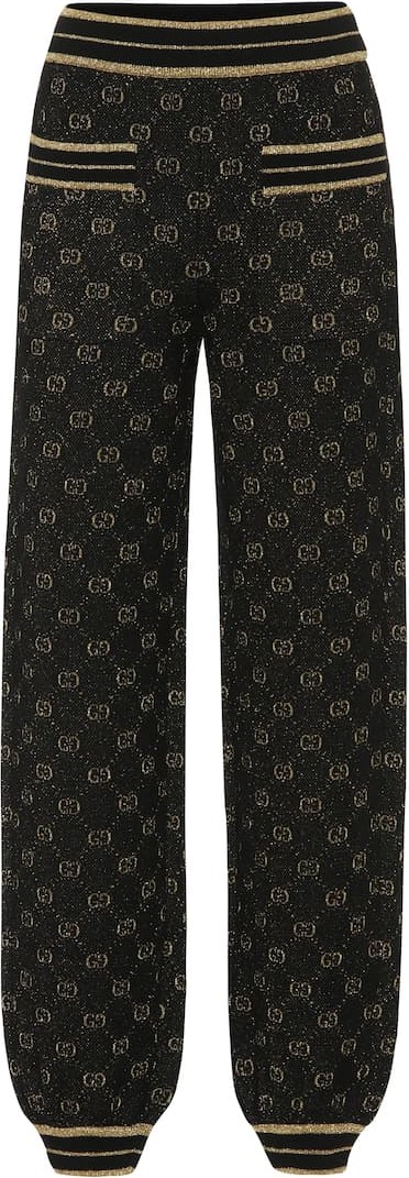 Gucci GG wool-blend trackpants
