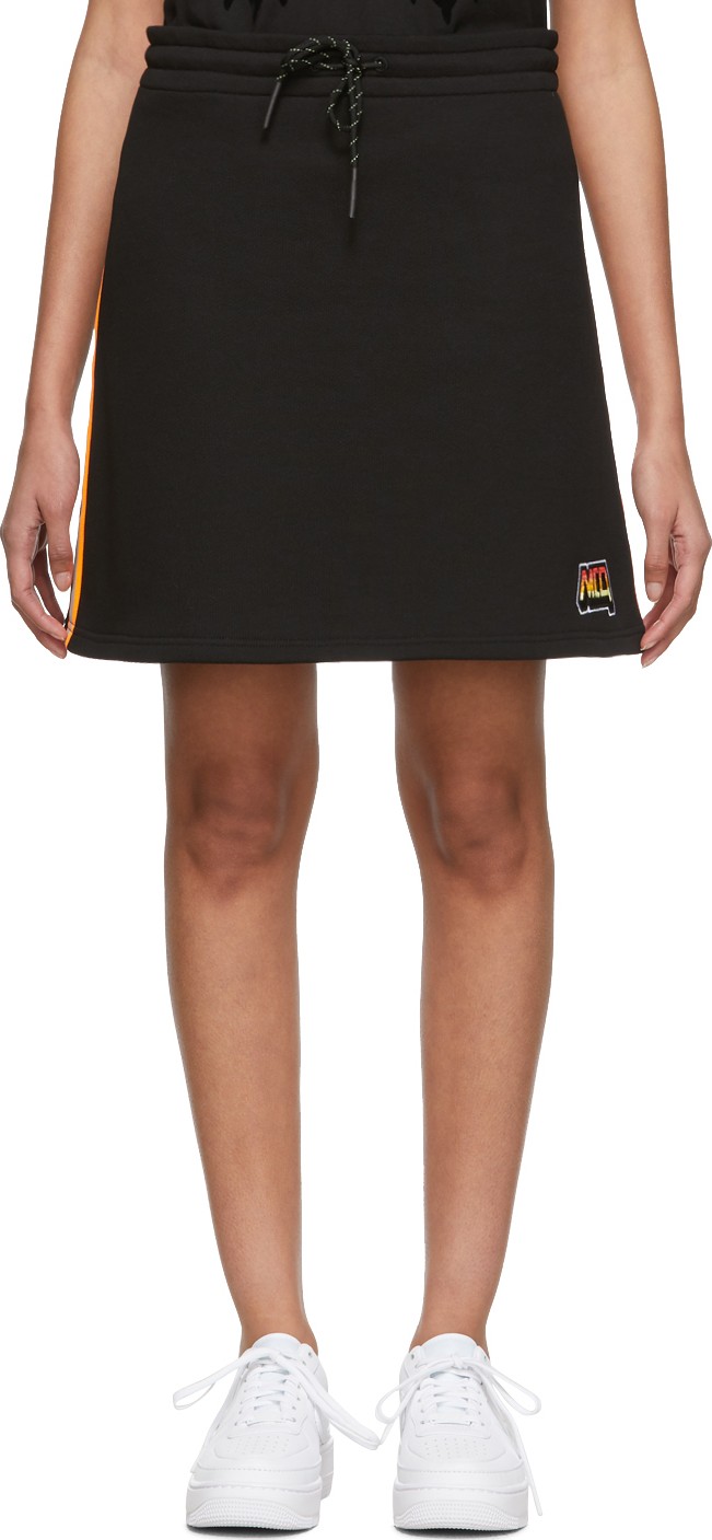 McQ - Alexander McQueen Black Racer Miniskirt