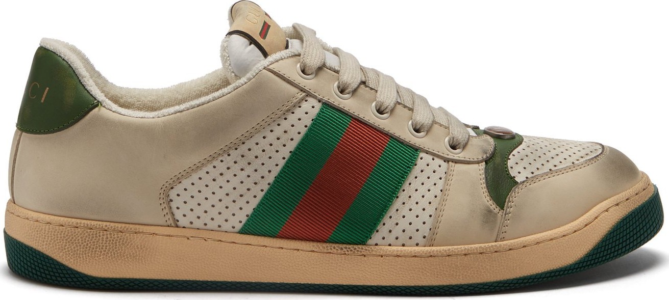 Gucci Screener leather low-top trainers