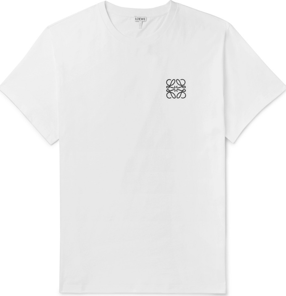 LOEWE Logo-Embroidered Cotton-Jersey T-Shirt