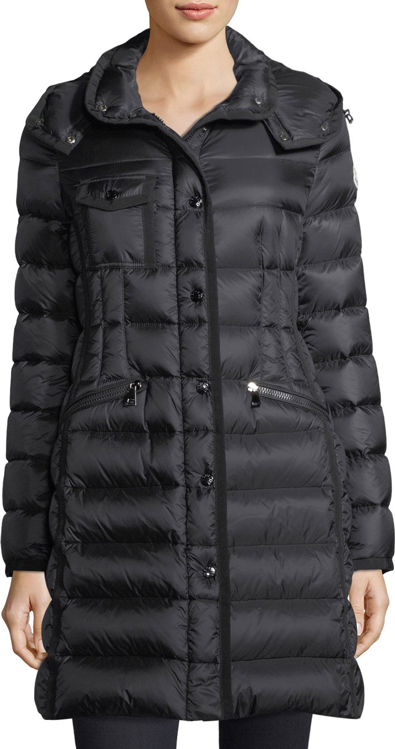 Moncler Hermine Hooded Puffer Jacket