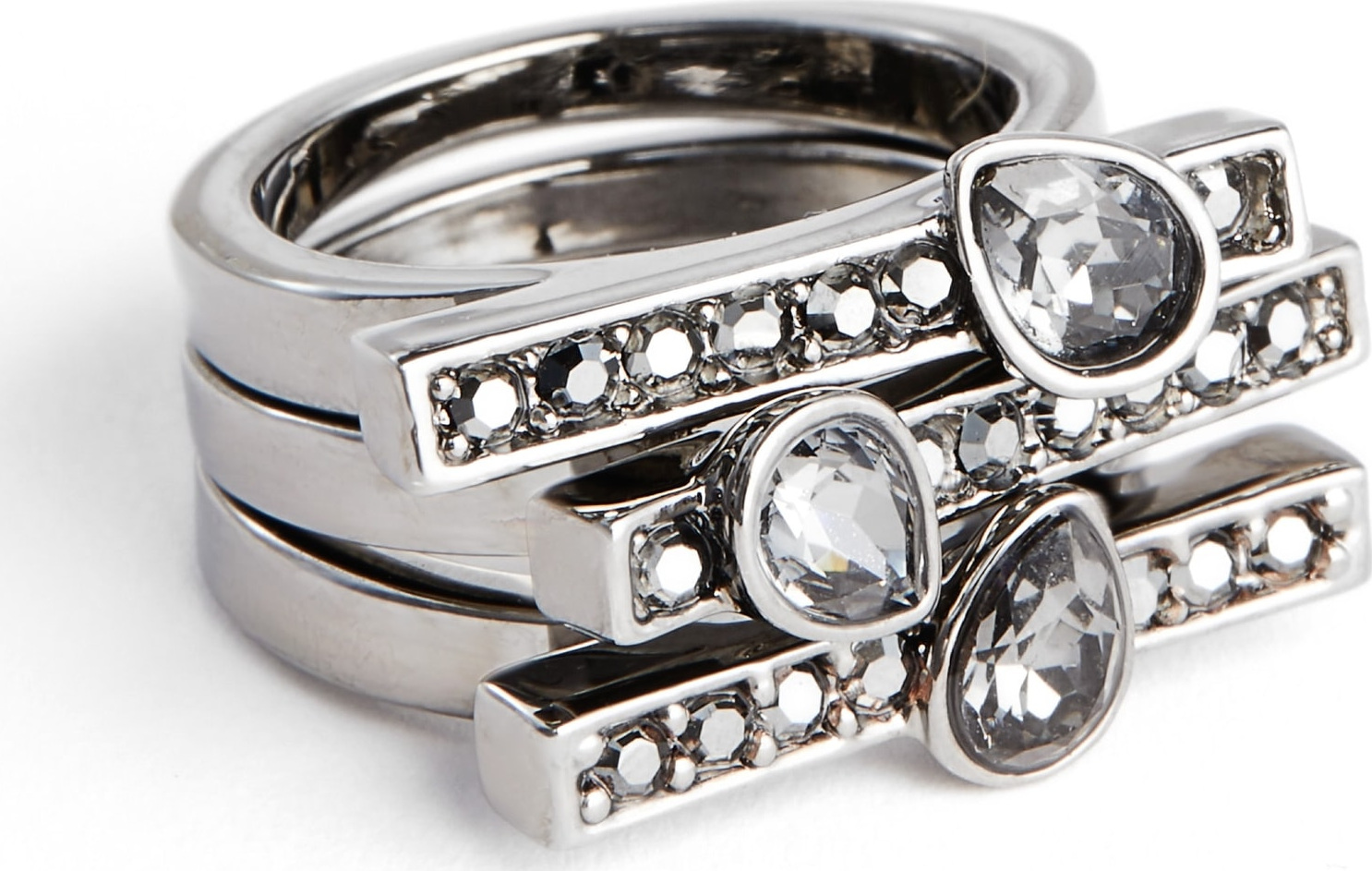 St. John Triple Row Cocktail Ring