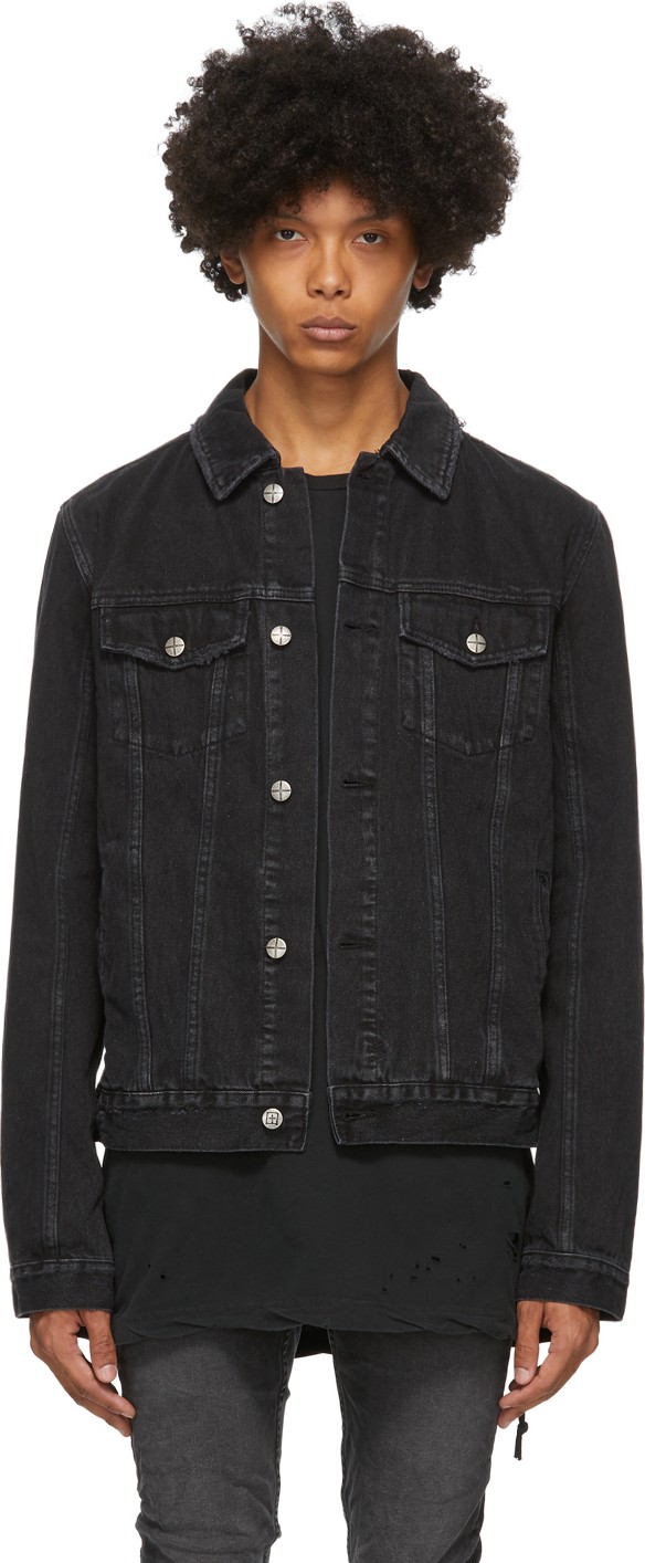Ksubi Black Classic Denim Jacket