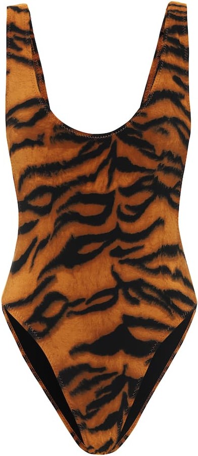 Norma Kamali Exclusive to Mytheresa – Marissa tiger-print swimsuit