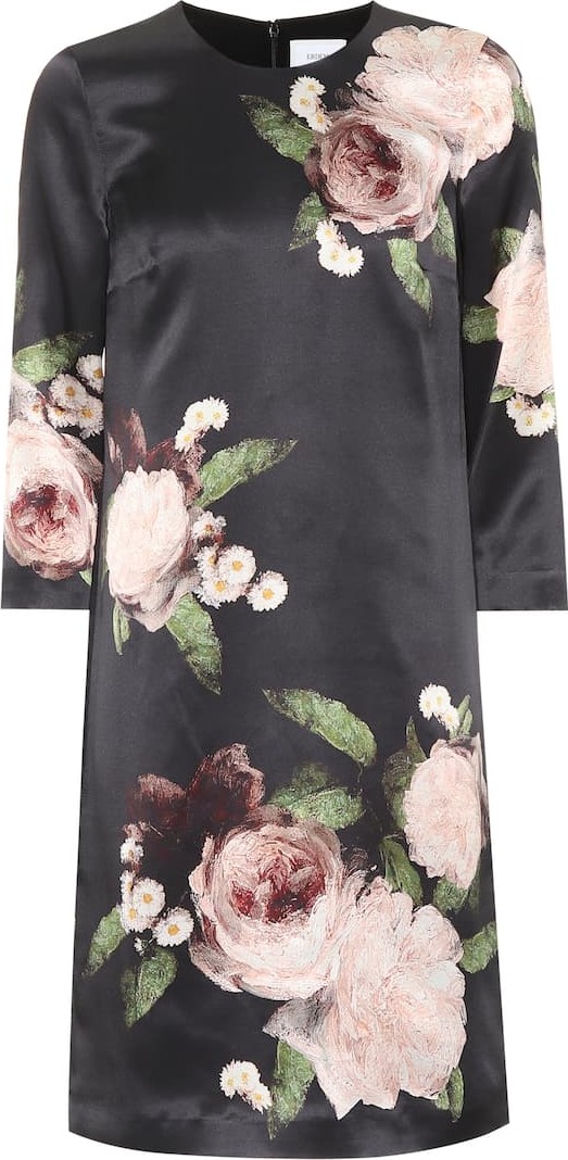 Erdem Emma floral-printed silk dress