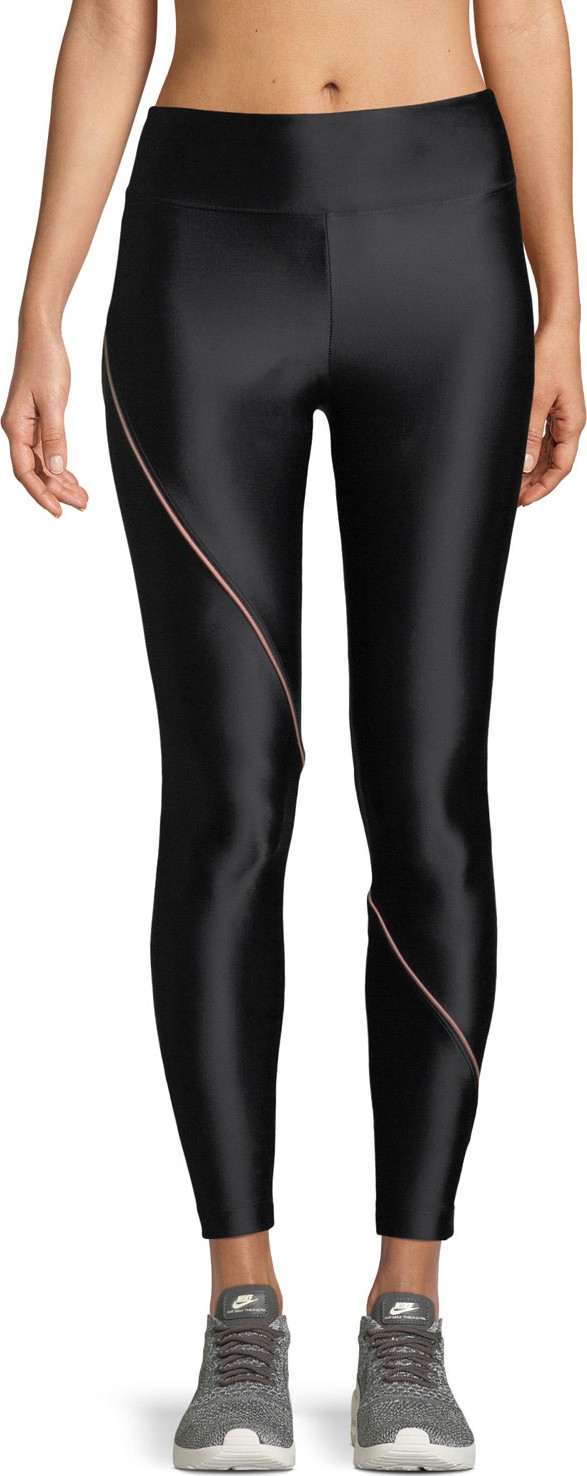 KORAL Street Full-Length Leggings with Contrast Piping