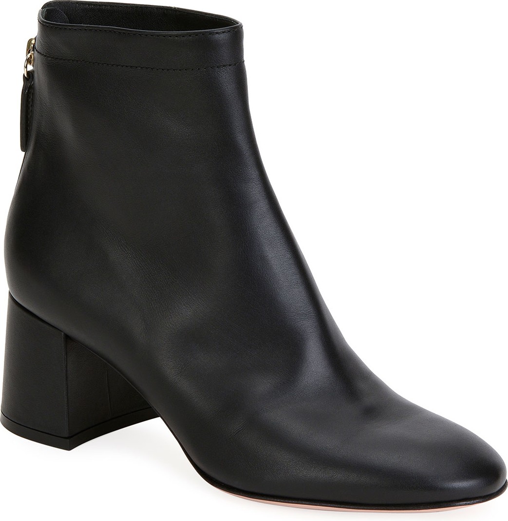 Gianvito Rossi Soft Leather Chunky Booties