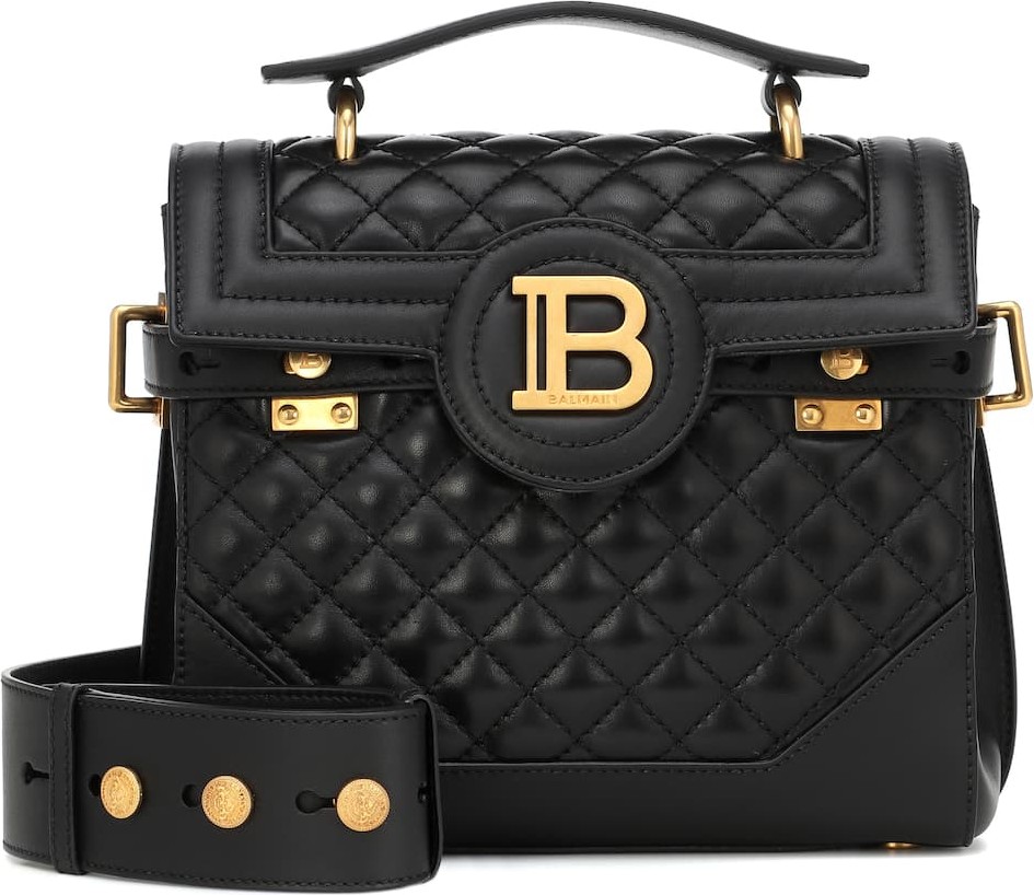 Balmain B-Buzz 23 leather tote
